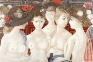 Gravure Lithographie Paul Delvaux : estimation gratuite