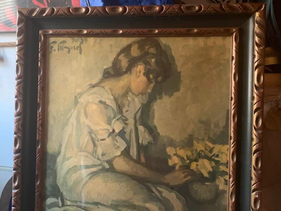 “Estimation du prix d’une peinture signée par Fernand Majorel sur toile “