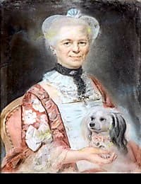 Estimation d’Art : Portrait Pastel d’Anne Beliard en Compagnie de son Chien, une Œuvre Attribuée à Joseph Ducreux