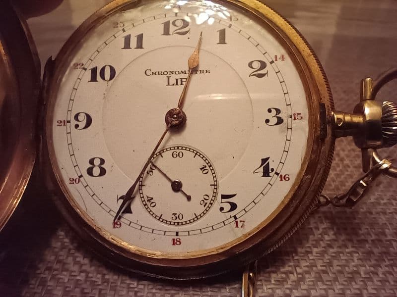 Montre gousset savonnette or S G
