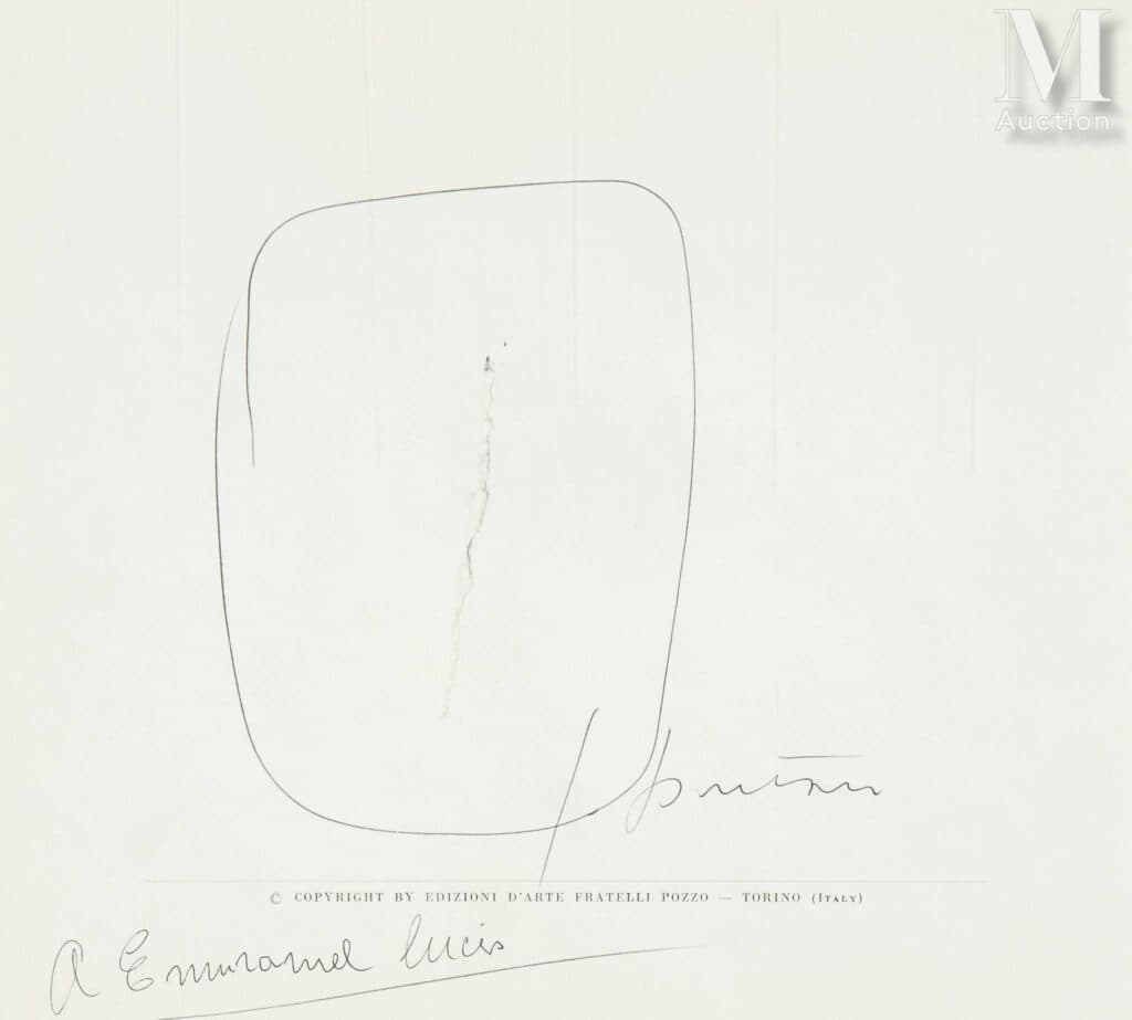 Dessin Lucio Fontana : estimation gratuite Dessin Lucio Fontana : estimation gratuite