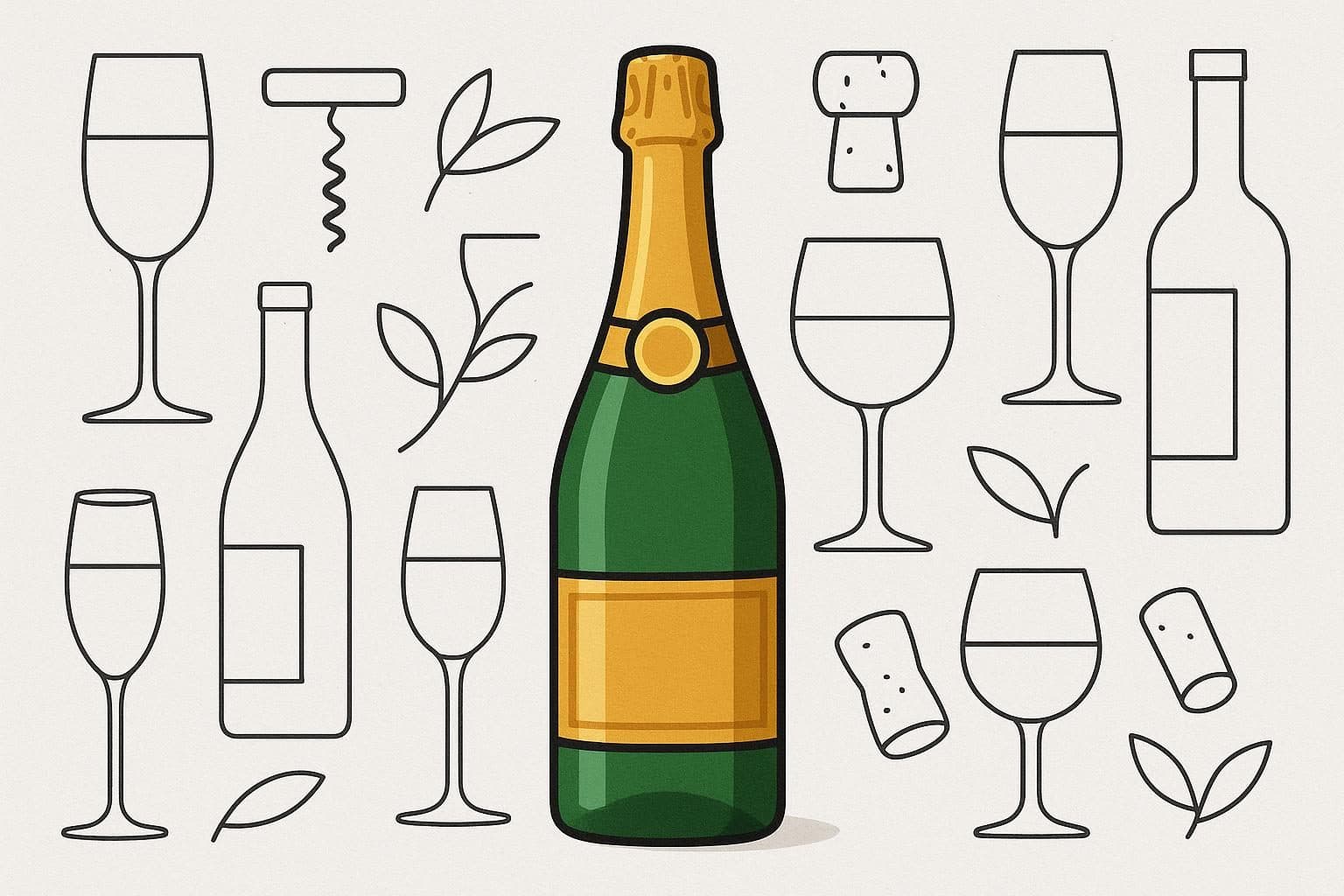 Bouteille de champagne