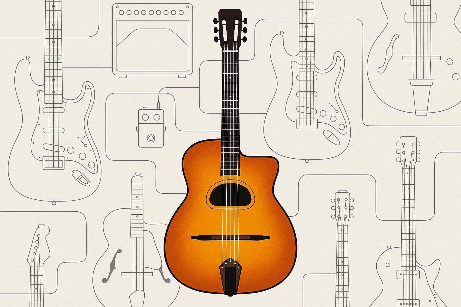 Guitare Maccaferry