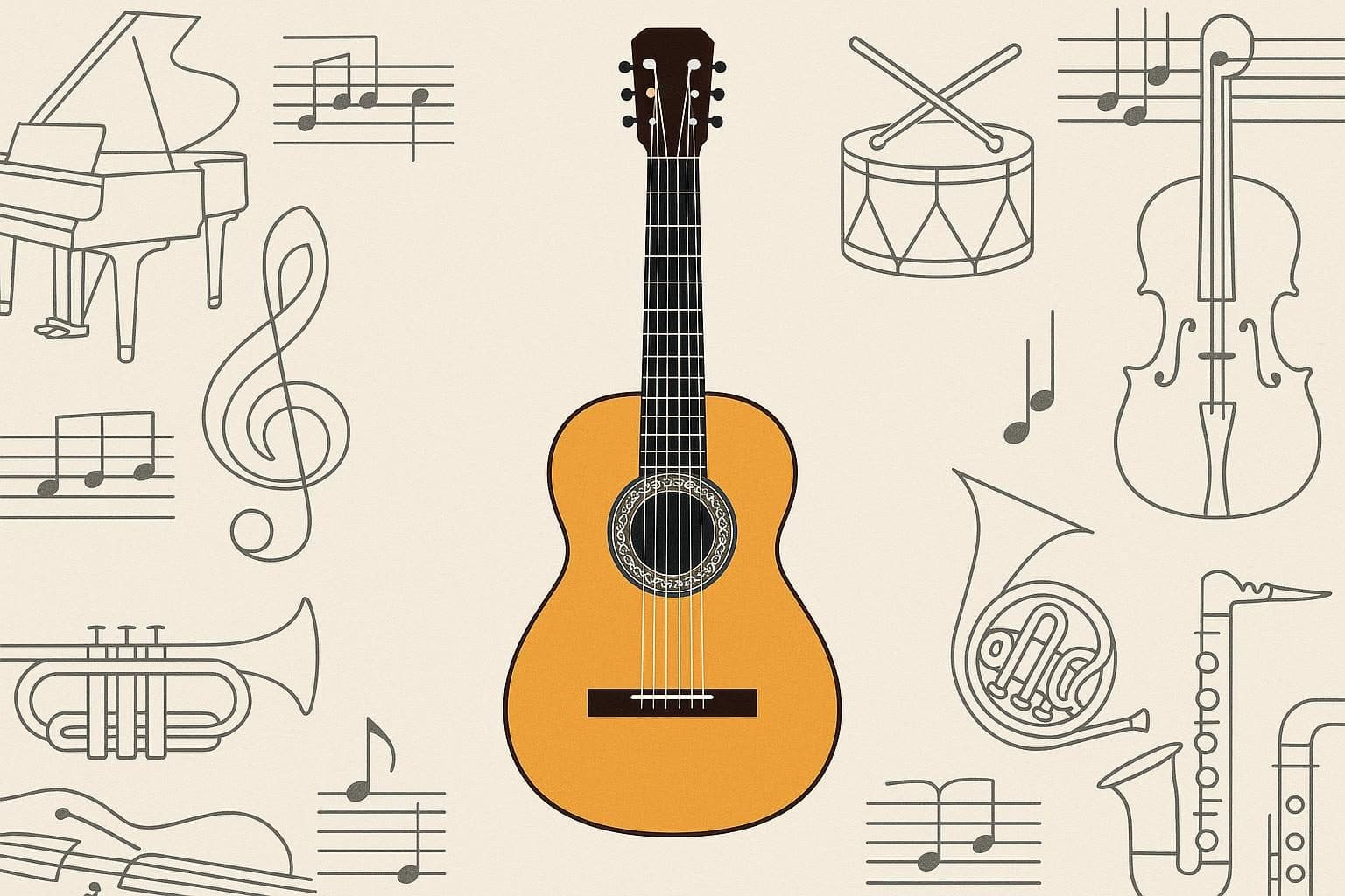 Guitare romantique