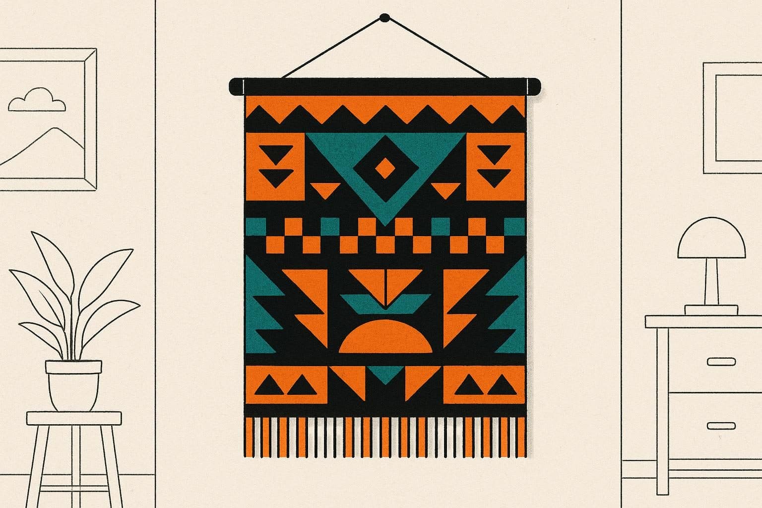 Tapisserie moderne