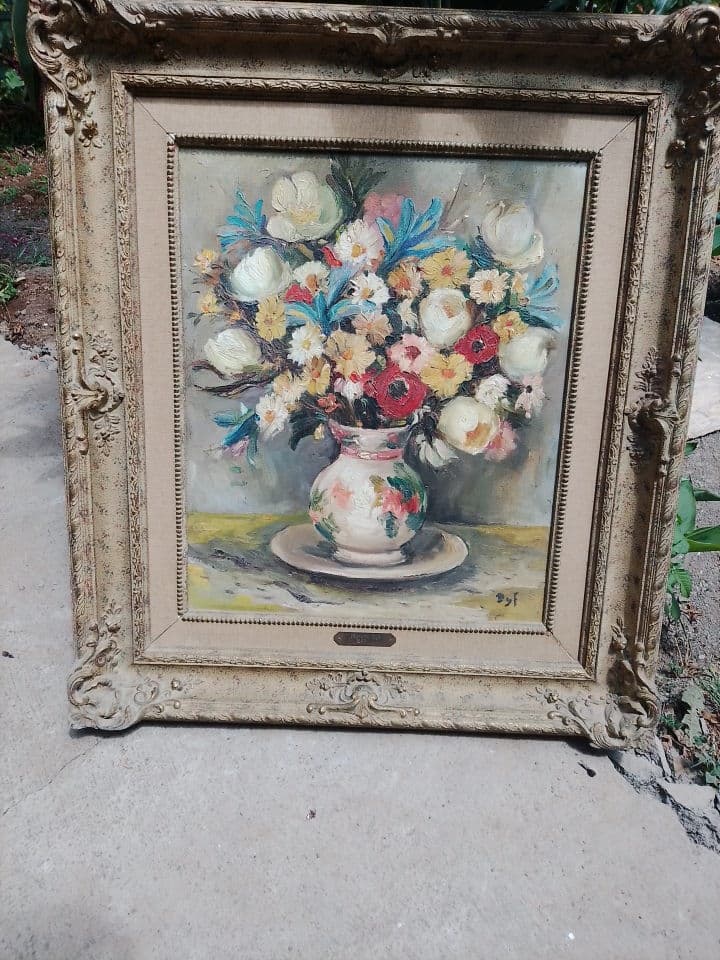 Estimation d’une nature morte de Marcel Dyf : bouquet de fleurs à l’huile