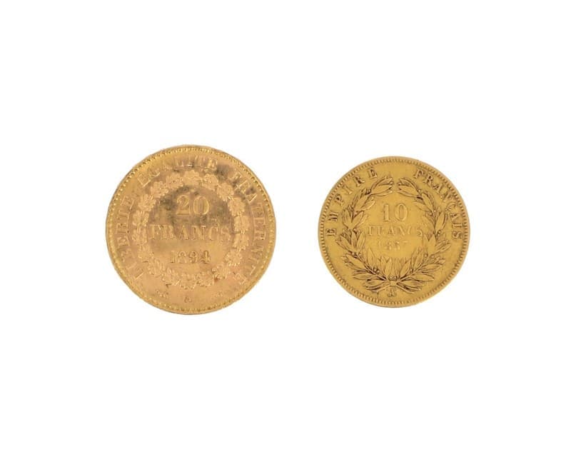 Estimation de Louis d’Or Napoléon 20 francs Estimation de Louis d’Or Napoléon 20 francs