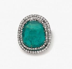 Broche Emeraude Broche Emeraude