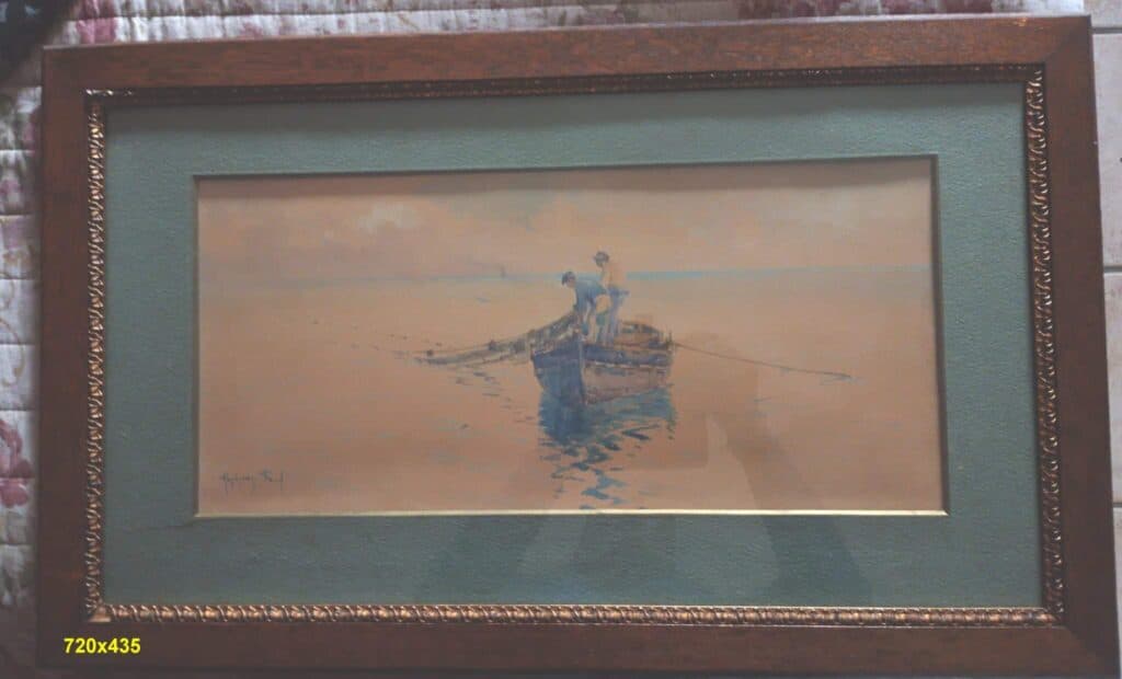 Estimation de 4 aquarelles d’Alphonse Rey, héritage familial