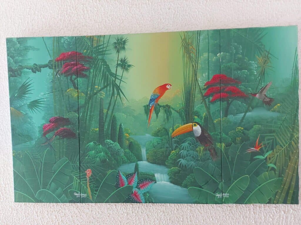 Estimation triptyque signé Albott Bonhomme