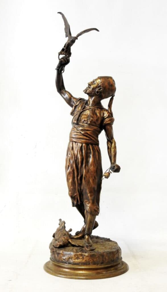 Estimation de la valeur d’une sculpture en bronze de haute qualité réalisée par Pierre Jules MENE mesurant 66,5 cm de hauteur