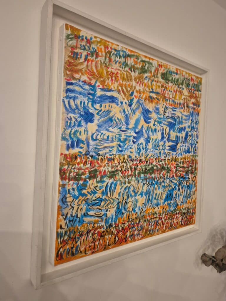 Estimation de la valeur actuelle d’une peinture de 40×40 de Mahjoub Ben Bella, achetée en Belgique il y a une décennie
