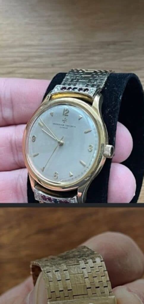 Evaluation de la valeur d’une montre Vacheron Constantin héritée des États-Unis, ornée d’or et de pierres précieuses
