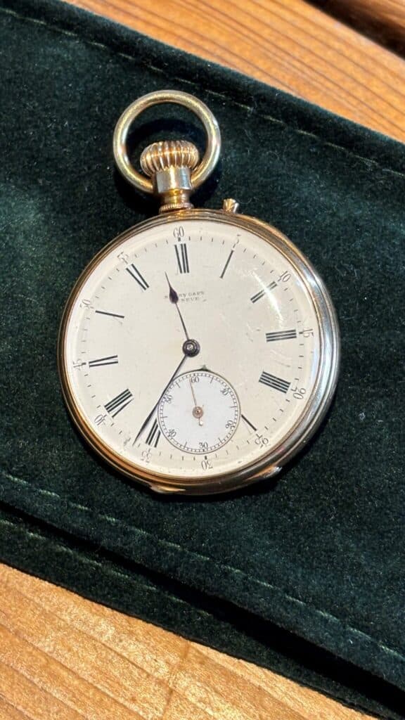 Estimation de la valeur d’une montre de gousset Henry Capt en parfait état de fonctionnement et en très bon état général