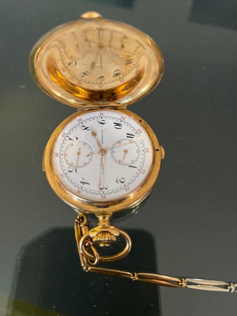 Estimation de la valeur d’une montre à gousset en or 18 carats en très bon état