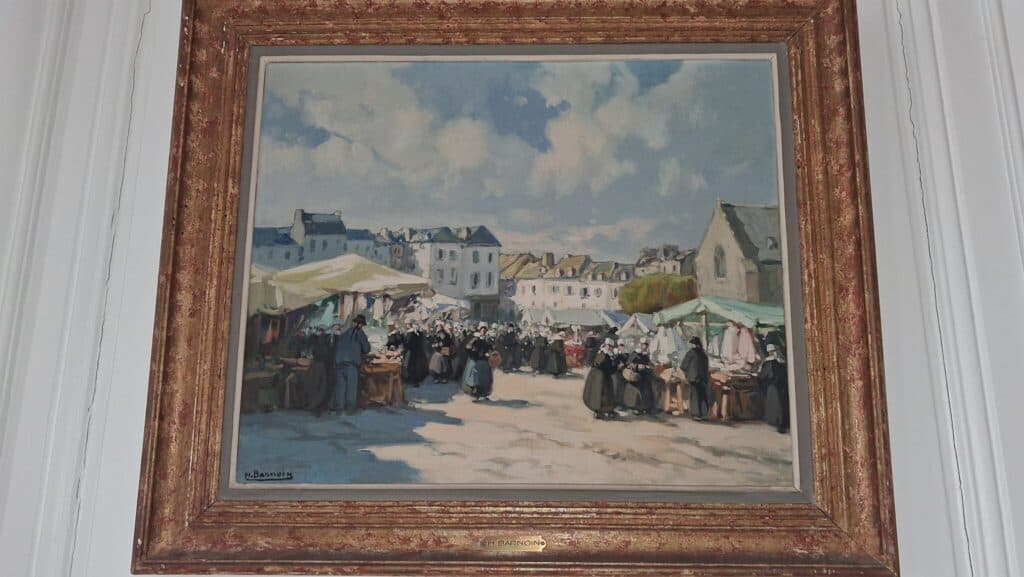 Estimation de la Valeur d’une Peinture Authentique d’Henri Barnoin, Héritage Familial Représentant un Marché