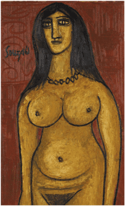 Peinture Francis Newton Souza : expertise et estimation Peinture Francis Newton Souza : expertise et estimation