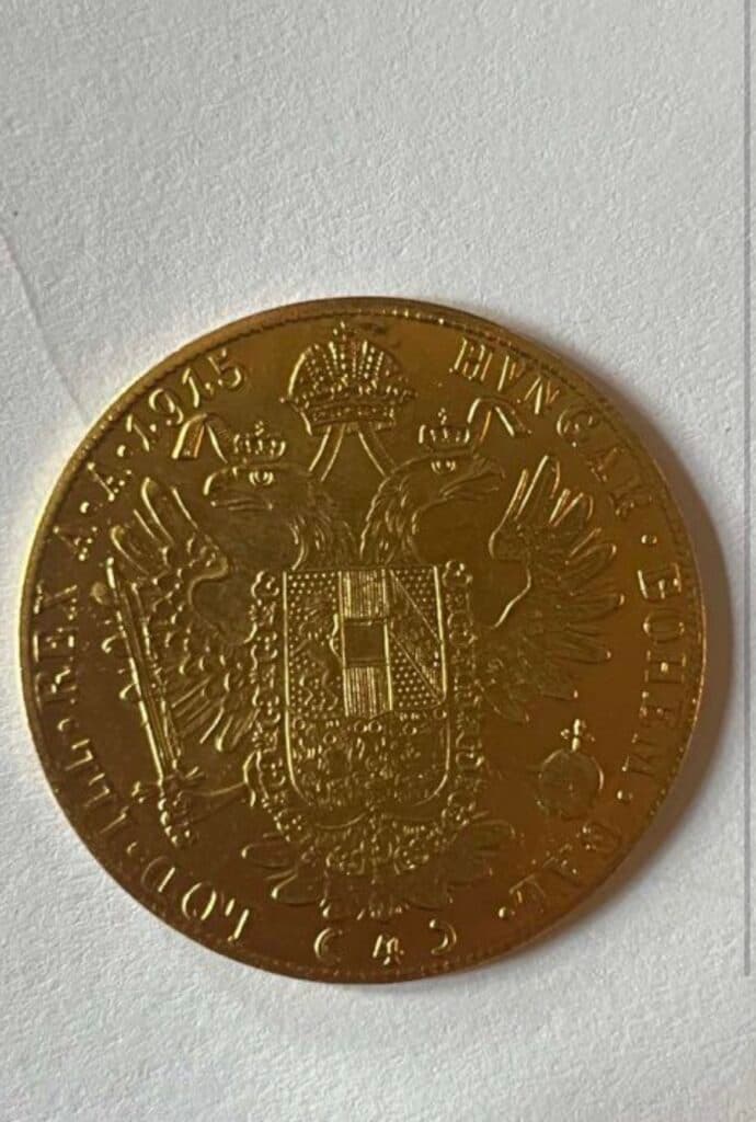 Estimation et histoire d’une pièce en or 4 ducat de 1915 Estimation et histoire d’une pièce en or 4 ducat de 1915