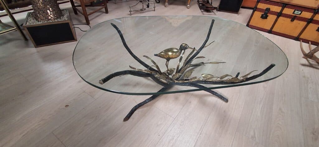 Estimation d’une table basse en bronze de Jacques Duval Brasseur Estimation d’une table basse en bronze de Jacques Duval Brasseur