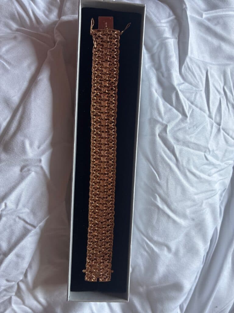 Estimation d’un bracelet en or 18 carats de 40 grammes en parfait état Estimation d’un bracelet en or 18 carats de 40 grammes en parfait état