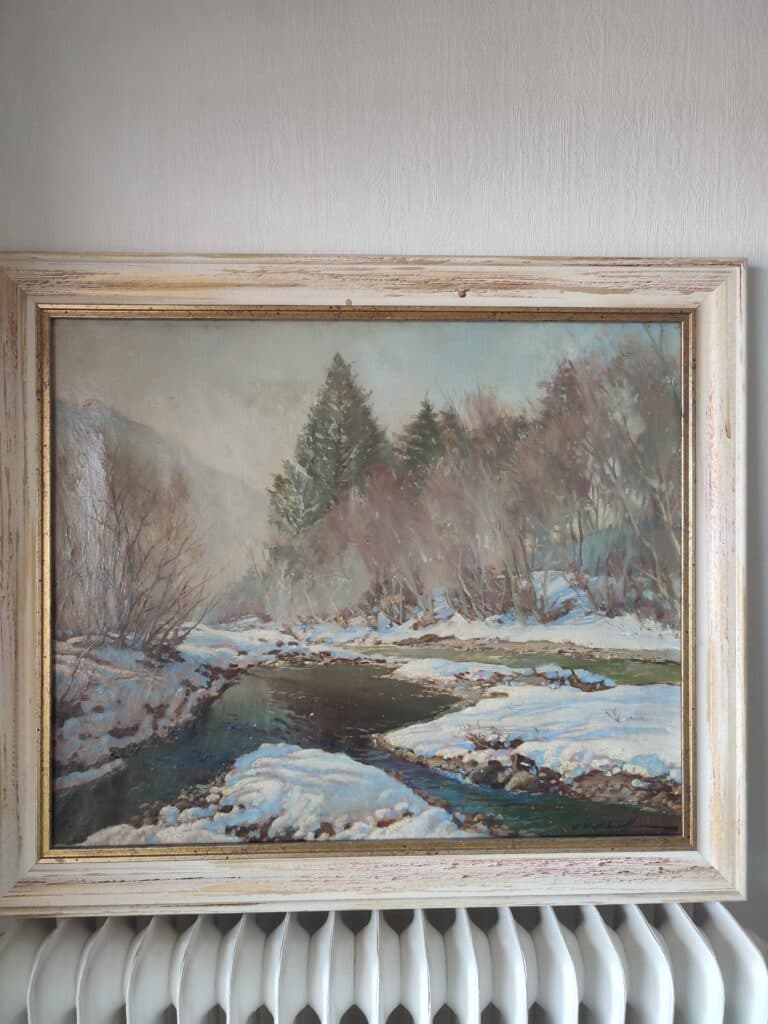Estimation d’un tableau enneigé abîmé de Constantin Westchiloff Estimation d’un tableau enneigé abîmé de Constantin Westchiloff