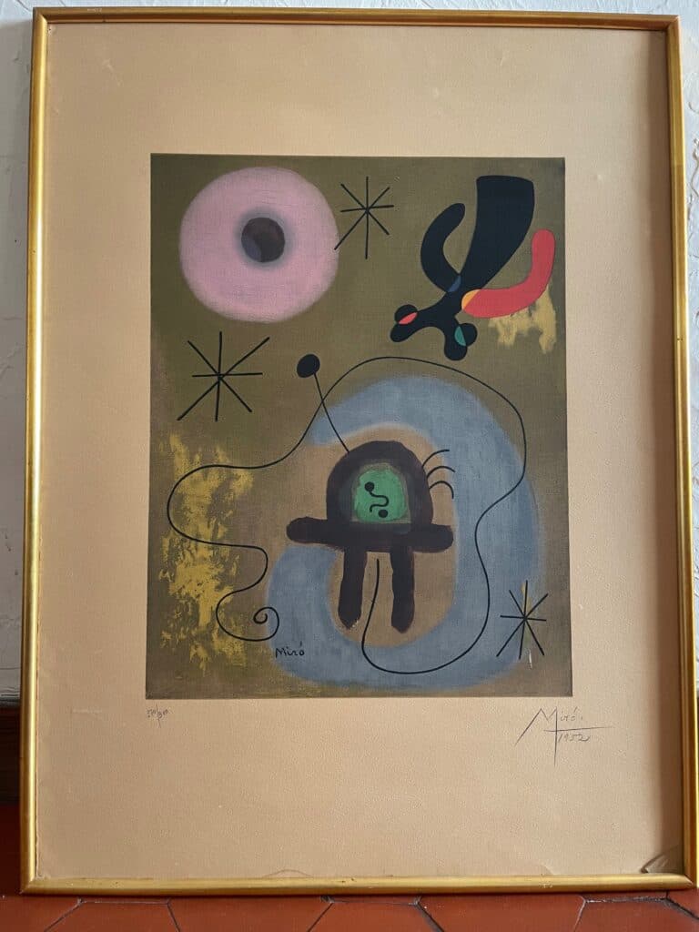 Estimation d’une lithographie signée de Joan Miró de 1952, numérotée 270/300 Estimation d’une lithographie signée de Joan Miró de 1952, numérotée 270/300