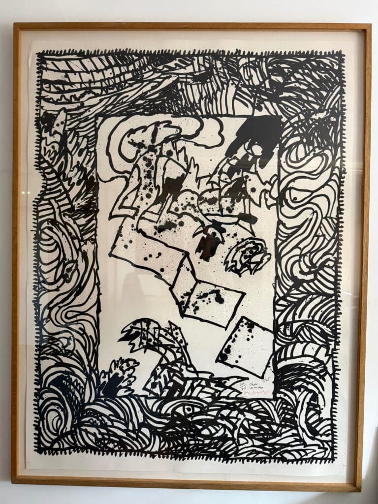 Estimation d’une lithographie abstraite signée Alechinsky de 1985 Estimation d’une lithographie abstraite signée Alechinsky de 1985